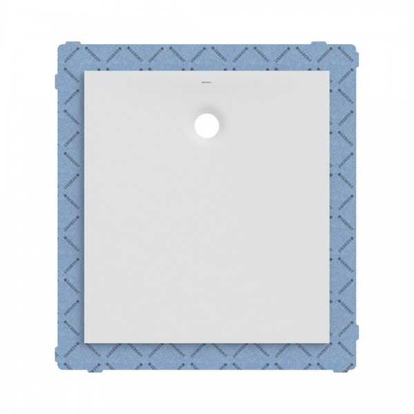 Geberit Olona brodzik prostokątny 100x90 cm z włókniną uszczelniającą biały mat 550.910.00.1