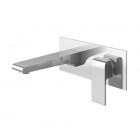 Kohlman Saxo bateria umywalkowa podtynkowa 2-otworowa wylewka 17 cm QW185S