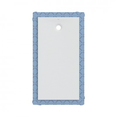 Geberit Olona brodzik prostokątny 160x80 cm z włókniną uszczelniającą biały mat 550.923.00.1