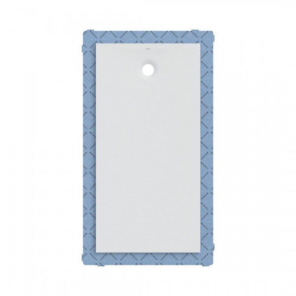 Geberit Olona brodzik prostokątny 160x80 cm z włókniną uszczelniającą biały mat 550.923.00.1