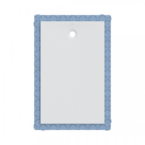 Geberit Olona brodzik prostokątny 160x100 cm z włókniną uszczelniającą biały mat 550.925.00.1