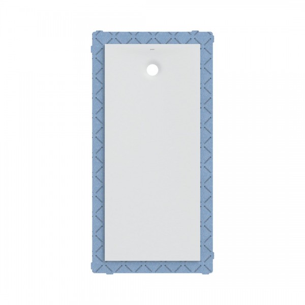 Geberit Olona brodzik prostokątny 170x75 cm z włókniną uszczelniającą biały mat 550.927.00.1