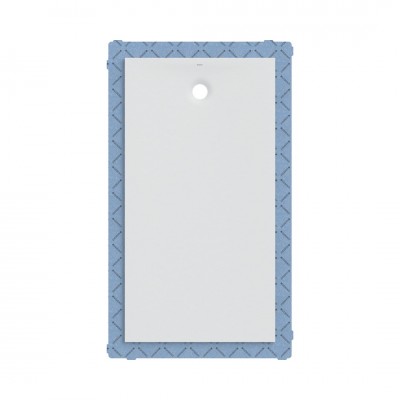 Geberit Olona brodzik prostokątny 170x90 cm z włókniną uszczelniającą biały mat 550.929.00.1