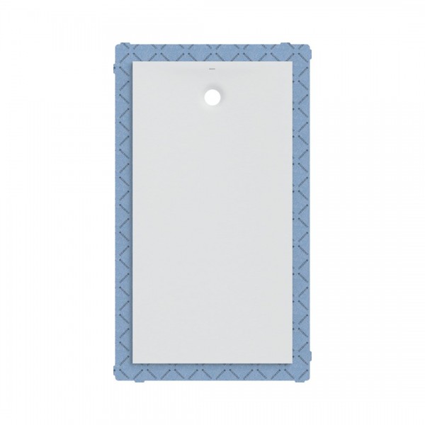 Geberit Olona brodzik prostokątny 170x90 cm z włókniną uszczelniającą biały mat 550.929.00.1