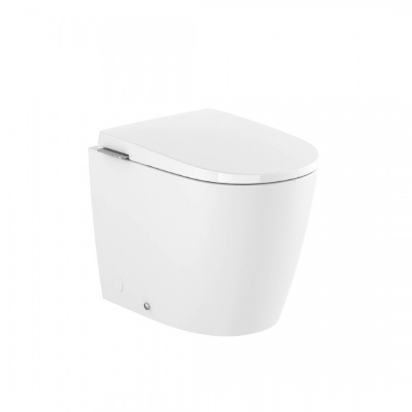 Roca Avant miska WC stojąca Rimless spłukiwanie wirowe ze zintegrowanym zbiornikiem In-Tank biała Supraglaze A80336MS0H