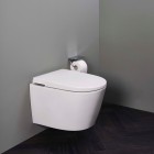 Roca Avant In-Tank miska WC wisząca z deską Rimless spłukiwanie wirowe ze zintegrowanym zbiornikiem biała Supraglaze A80336NS0H