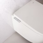 Roca Avant In-Tank miska WC wisząca z deską Rimless spłukiwanie wirowe ze zintegrowanym zbiornikiem biała Supraglaze A80336NS0H