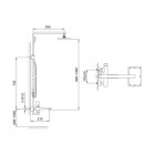 Kohlman Saxo zestaw wannowy