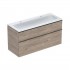Geberit iCon Slim umywalka z szafką 120 cm wisząca orzech hickory/lava mat 502.338.JR.1
