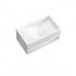 Oltens Fri umywalka 35,5x20 cm ścienna LavaForm lewa biała 40006000