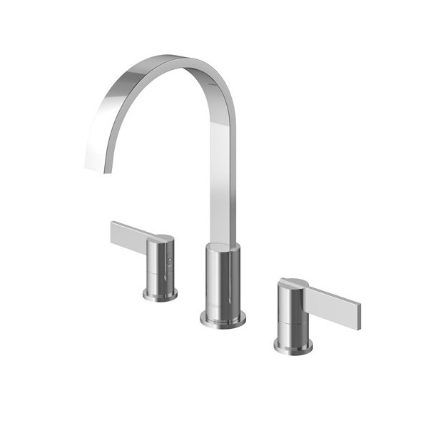 Kohlman Dexame bateria umywalkowa stojąca 3-otworowa