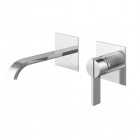 Kohlman Dexame bateria umywalkowa podtynkowa 2-otworowa wylewka 17 cm QW180D