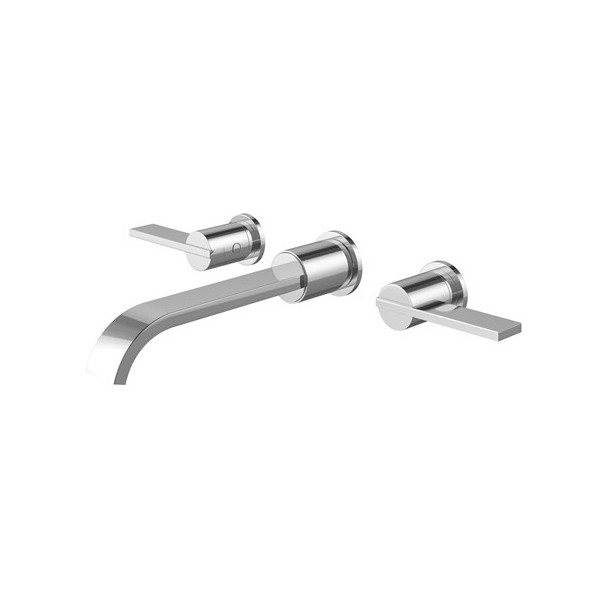 Kohlman Dexame bateria umywalkowa podtynkowa 3-otworowa wylewka 17 cm QW190D