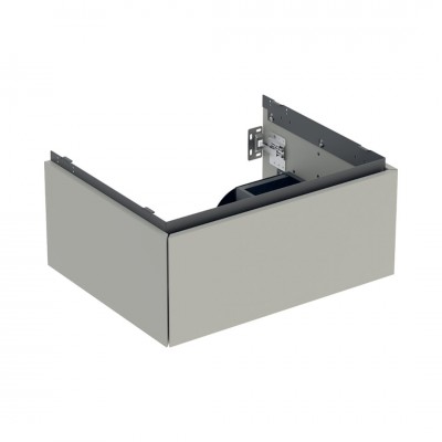 Geberit One szafka podumywalkowa 59,2 cm wisząca szary beżowy mat 505.071.00.7