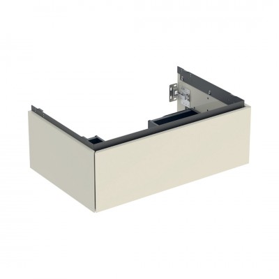 Geberit One szafka podumywalkowa 74 cm wisząca piaskowy szary połysk 505.072.00.4