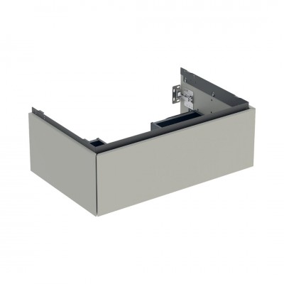 Geberit One szafka podumywalkowa 74 cm wisząca szary beżowy mat 505.072.00.7