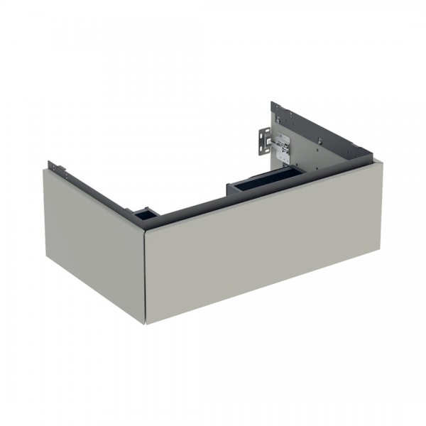 Geberit One szafka podumywalkowa 74 cm wisząca szary beżowy mat 505.072.00.7