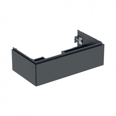 Geberit One szafka podumywalkowa 88,8 cm wisząca czarny mat 505.073.00.8