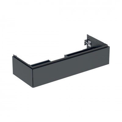 Geberit One szafka podumywalkowa 118,4 cm wisząca czarny mat 505.075.00.8