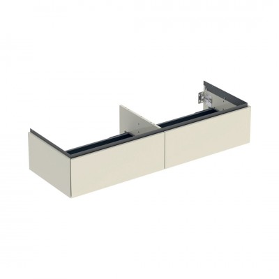 Geberit One szafka podumywalkowa 133,2 cm wisząca piaskowy szary połysk 505.076.00.4
