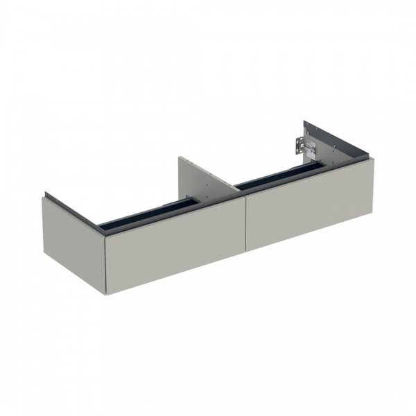 Geberit One szafka podumywalkowa 133,2 cm wisząca szary beżowy mat 505.076.00.7