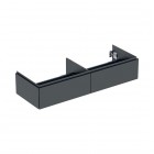 Geberit One szafka podumywalkowa 133,2 cm wisząca czarny mat 505.076.00.8