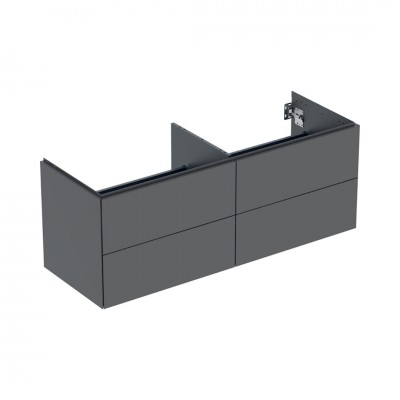 Geberit One szafka podumywalkowa 133,2 cm 4 szuflady wisząca lava mat 505.266.00.3