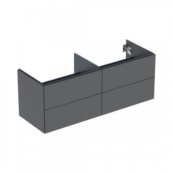 Geberit One szafka podumywalkowa 133,2 cm 4 szuflady wisząca lava mat 505.266.00.3