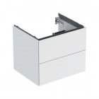 Geberit One szafka podumywalkowa 59,2 cm 2 szuflady wisząca biały mat 505.261.00.2