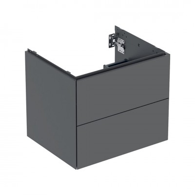 Geberit One szafka podumywalkowa 59,2 cm 2 szuflady wisząca lava mat 505.261.00.3