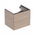 Geberit One szafka podumywalkowa 59,2 cm 2 szuflady wisząca dąb 505.261.00.5