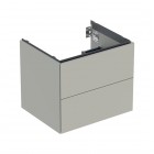 Geberit One szafka podumywalkowa 59,2 cm 2 szuflady wisząca szary beżowy mat 505.261.00.7