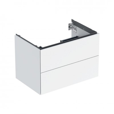 Geberit One szafka podumywalkowa 74 cm 2 szuflady wisząca biały połysk 505.262.00.1