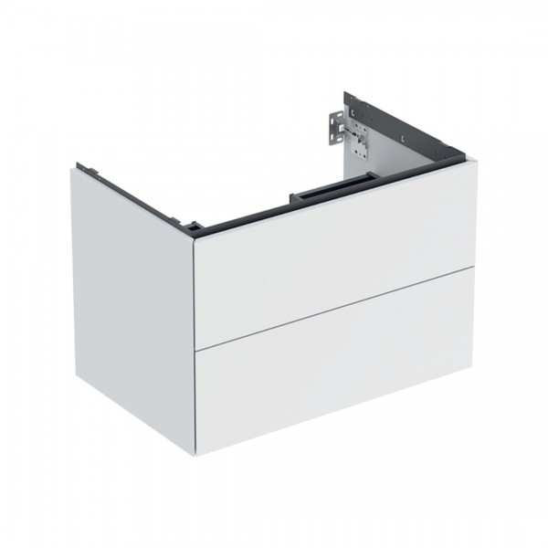 Geberit One szafka podumywalkowa 74 cm 2 szuflady wisząca biały mat 505.262.00.2