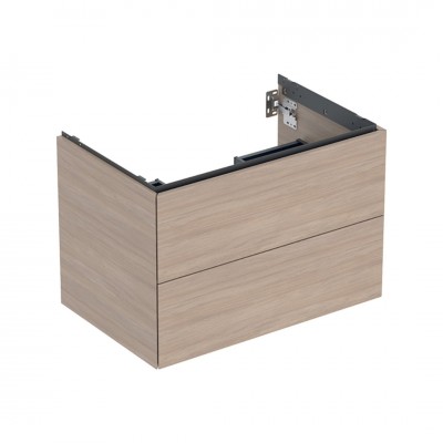 Geberit One szafka podumywalkowa 74 cm 2 szuflady wisząca dąb 505.262.00.5