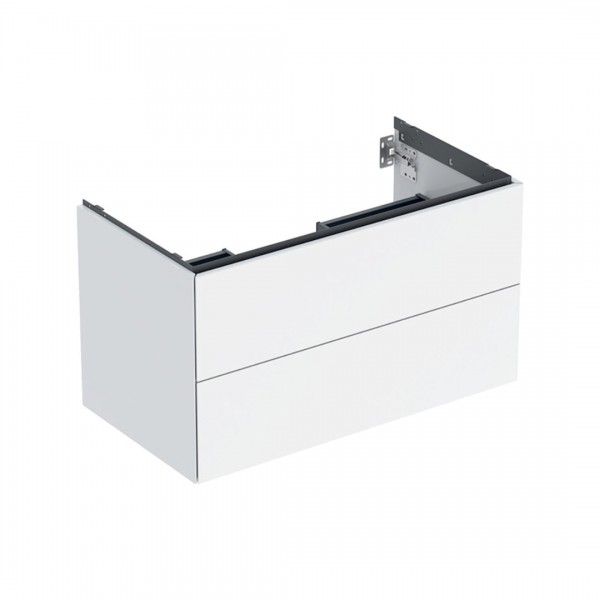 Geberit One szafka podumywalkowa 88,8 cm 2 szuflady wisząca biały połysk 505.263.00.1