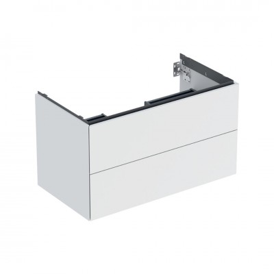 Geberit One szafka podumywalkowa 88,8 cm 2 szuflady wisząca biały mat 505.263.00.2