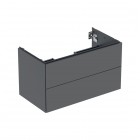 Geberit One szafka podumywalkowa 88,8 cm 2 szuflady wisząca lava mat 505.263.00.3
