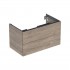 Geberit One szafka podumywalkowa 88,8 cm 2 szuflady wisząca orzech hickory 505.263.00.6