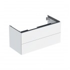 Geberit One szafka podumywalkowa 103,6 cm 2 szuflady wisząca biały połysk 505.264.00.1