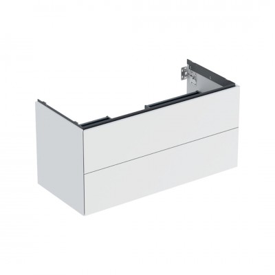 Geberit One szafka podumywalkowa 103,6 cm 2 szuflady wisząca biały mat 505.264.00.2