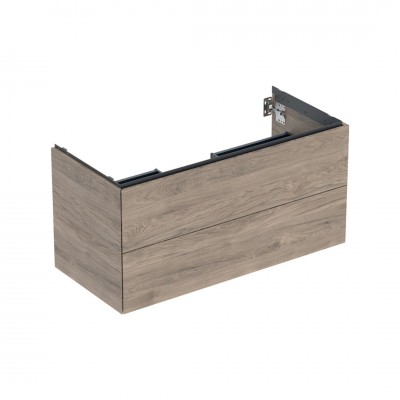 Geberit One szafka podumywalkowa 103,6 cm 2 szuflady wisząca orzech hickory 505.264.00.6