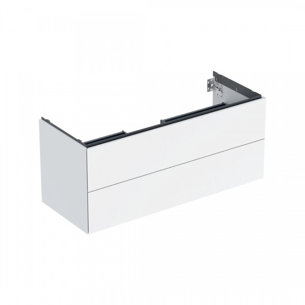 Geberit One szafka podumywalkowa 118,4 cm 2 szuflady wisząca biały połysk 505.265.00.1