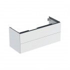 Geberit One szafka podumywalkowa 118,4 cm 2 szuflady wisząca biały mat 505.265.00.2