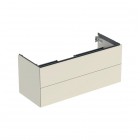 Geberit One szafka podumywalkowa 118,4 cm 2 szuflady wisząca piaskowy szary połysk 505.265.00.4