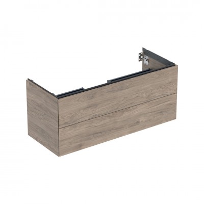 Geberit One szafka podumywalkowa 118,4 cm 2 szuflady wisząca orzech hickory 505.265.00.6