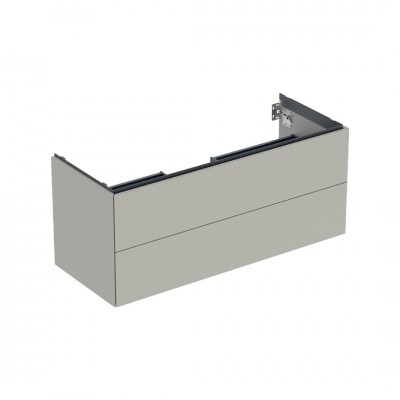 Geberit One szafka podumywalkowa 118,4 cm 2 szuflady wisząca szary beżowy mat 505.265.00.7