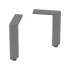 Geberit nóżki meblowe 18,5–19,3 cm lava mat 502.329.JK.1