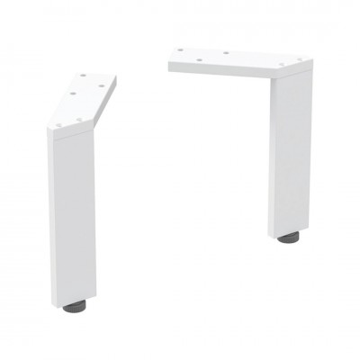 Geberit nóżki meblowe 18,5–19,3 cm biały mat 502.329.01.1