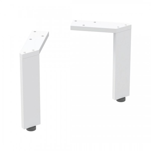 Geberit nóżki meblowe 18,5–19,3 cm biały mat 502.329.01.1